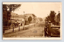 RPPC 1911. GRAND AVE, GLENWOOD SPRINGS, COLO. HOTEL GLENWOOD. POSTCARD. FX22 picture