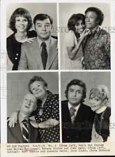 1971 Press Photo Cast of TV Series 