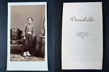 Disderi, Paris, Donald Coe in Zouave Outfit Vintage cdv albumen print CDV, t picture