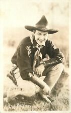 Postcard RPPC Tom Mix movie star cowboy 1920s non postcard back 23-9936 picture