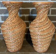 Vintage Boho Woven Vase Baskets picture