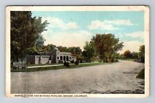 Denver CO-Colorado, Berkeley Park and Bathing Pavilion, Vintage Postcard picture
