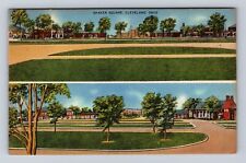 Cleveland OH-Ohio, Shaker Square, Residential Suburb, Antique Vintage Postcard picture