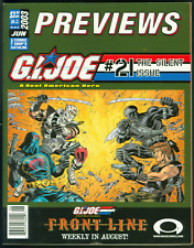VTG June 2003 Diamond Comics Previews Catalog Marvel G.I. Joe #21 Cover picture