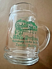Vintage German Glass Beer Mug 