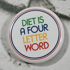 Diet is a Four Letter Word Refrigerator Fridge Magnet picture