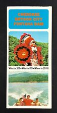 1960s Cherokee Bryson Fontana Dam NC Vintage Travel Recreation Brochure Tourist picture