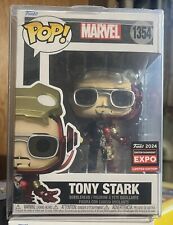 Funko Pop Marvel - Tony Stark #1354 C2E2 Shared Sticker 2024 LE picture