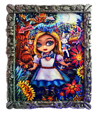 CBjork 3D Alice In Wonderland LTD ED Painting  11
