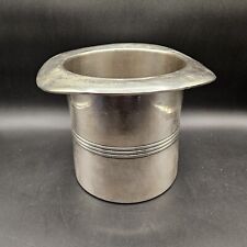 Vintage Art Deco Style Godinger Silver Plate Top Hat Ice Bucket Or Wine Cooler picture