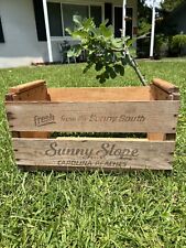 Sunny Slope Brand Carolina Peaches Crate picture