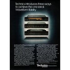 1978 Technics Professional Series Stereo Components Vintage Print Ad Wall Art picture
