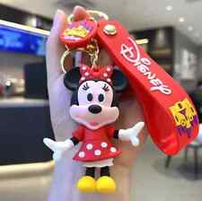 New Disney Minnie Mouse Cartoon 3D PVC Bags Hanger Pendant Keychains Key Rings picture