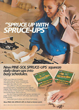 1990 Pine-Sol Spruce Ups vintage Print Ad 90's Advertisement picture