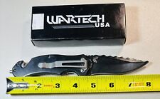WarTech USA Tactical Folding Pocket Knife Spring Assisted Open picture