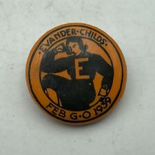 1939 Evander Childs Pinback Bronx NY Badge Button Pin Vintage High School picture