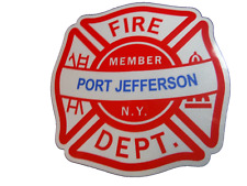 Port Jefferson NY (Long Island) Fire Department-vintage decal picture