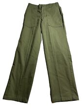 Vintage Military Pants 27x29 OG 507 80s Green Trousers Vietnam Utility picture