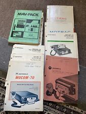 Vintage MOTOROLA Micor Mocom Motrac Service Manual Lot picture