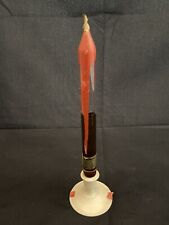 Rare 1930s Francine Blown Glass Liquor Candle Dundalk MD With Tax & Excise Stamp picture
