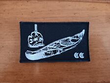 Forward Observations Group Canoe Club Patch Black 2x3 picture