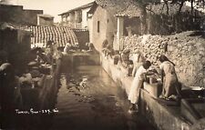 Lavaderos Women Doing Laundry Taxco Guerrero Mexico c1940 Real Photo RPPC picture