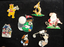 LOT of 7 DISNEY GOLF PINS TRADING  PINs picture