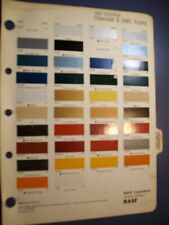 1985 Chevy GMC pickup van truck RM Paint Chips set - exterior picture