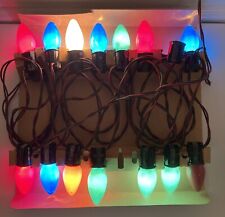 Vintage IMPERIA Christmas Tree String Light Set of 15 Working Lights Corded Wire picture