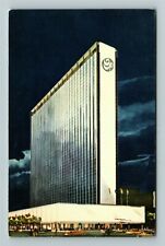 New York City NY, Hilton at Rockefeller Center, Vintage Postcard picture