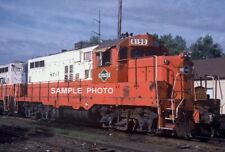 Railroad Locomotive Chicago Central 8190 COLOR PHOTO   4