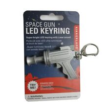 KIKKERLAND SPACE GUN LASER LED KEYRING  picture