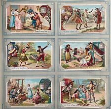 6 LIEBIG CHROMOS NUMBER S481 BELGIUM WORLD MUSICAL INSTRUMENTS 1896 picture