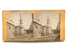 Chelsea, NY, Bellingham Methodist Church, Photo Stereoview,  c1870s #ST385 picture