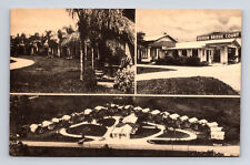 Edison Bridge Tourist Court Motel Tamiami Trail Fort Myers Florida FL Postcard picture