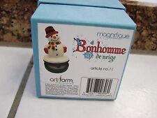  Trinket Box Snowman Bonhomme de neige  Magnifique by Art Form #11 picture