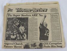 Jan 22 1979 Pittsburgh Tribune Review Newspaper Steelers Super Bowl XIV Bradshaw picture