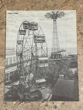 Antique Ephemera Coney Island Ferris Wheel Jumbo Postcard 1940’s Lot Of 17  JD picture