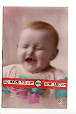 Postcard Crying Squeaker Baby, Squeeze Me and Listen Sound Does Not Work picture