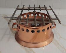 MINT Vintage Culinox Spring Copper & Stainless Steel Réchaud Alcohol Stove picture