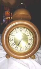 Vintage United Clock Corp Model 58 Electric Clock, Wood Frame-Works picture