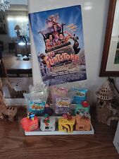 1993 McDonalds The Flintstones Complete Set Of Happy Meal Toys, NIP And Used picture