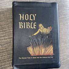 The Holy Bible Spiritual Harvest Edition Authorized King James Version 1955 VTG picture