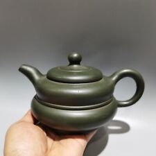 7″ Noble China Yixing Zisha green Clay handmade Kung Fu tea Health Teapot 480ml picture