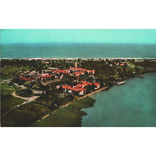 Postcard Georgia Sea Island Cloister Hotel Aerial View Chrome Era picture