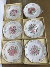 VTG Crown Davenport Gardens Of Victoria Collectors Plates Series ~ Set of 6 picture