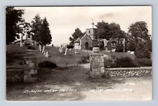 Irish Hills MI-Michigan RPPC, St Joseph Way Of The Cross, Vintage Postcard picture