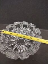 Vintage Clear glass heavy ashtray  picture