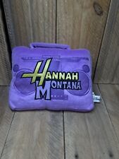 Disney Sega Hannah Montana Purple Stereo Plush Boombox Radio Pillow Miley Cyrus picture