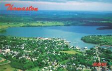 Thomaston ME Maine, Aerial View St. George Peninsula, Vintage Postcard picture